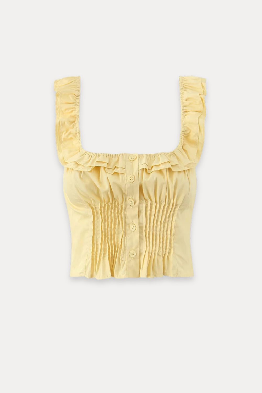 DAISY RUFFLE CROP TANK