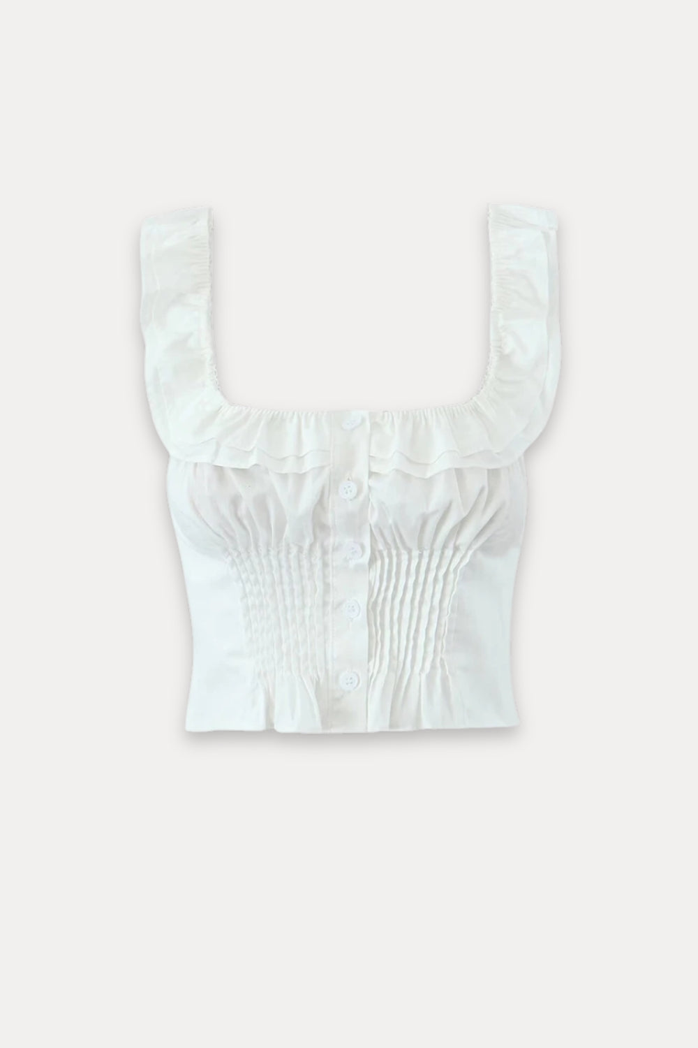 DAISY RUFFLE CROP TANK