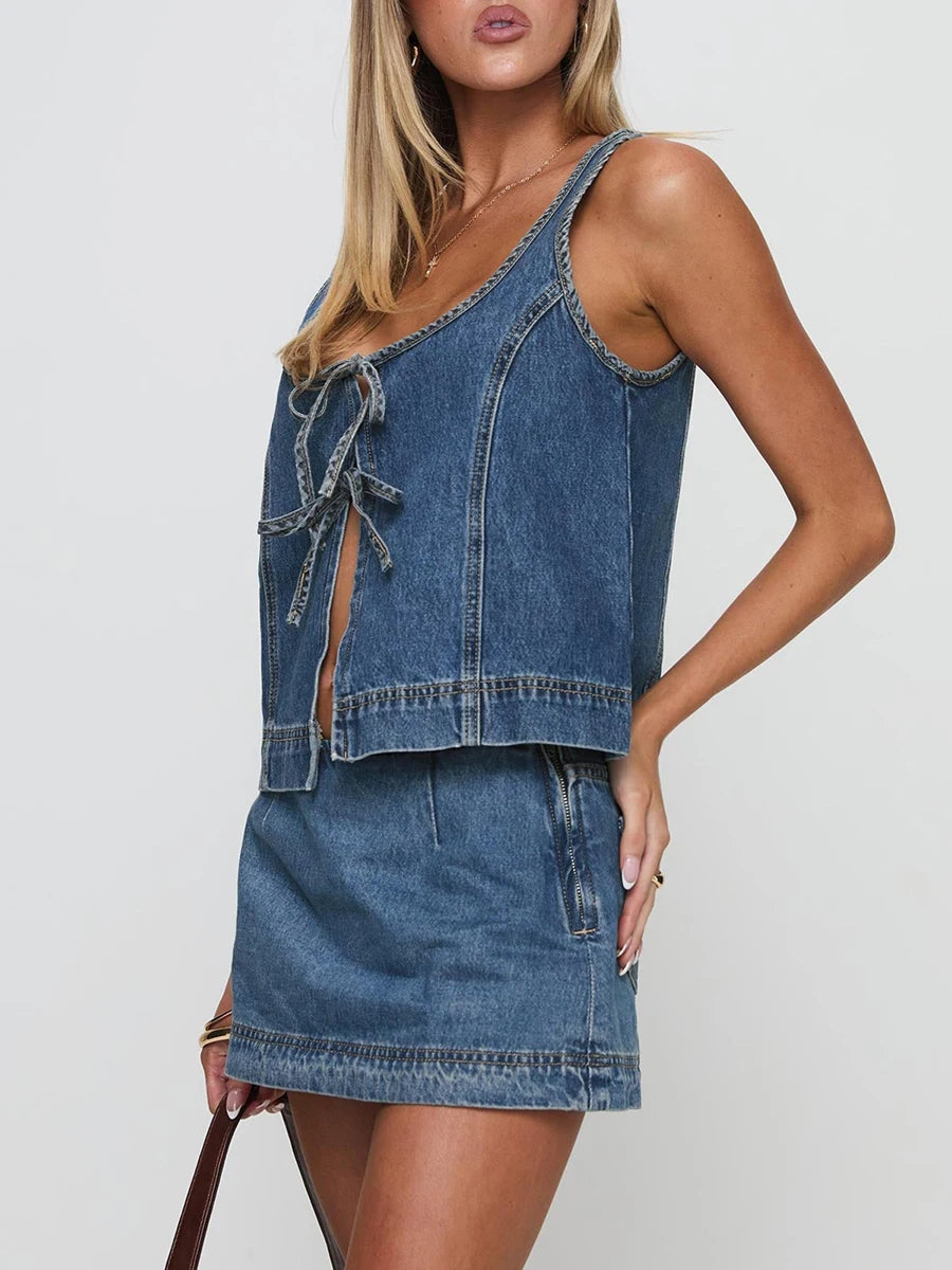 ANNISTON DENIM SET