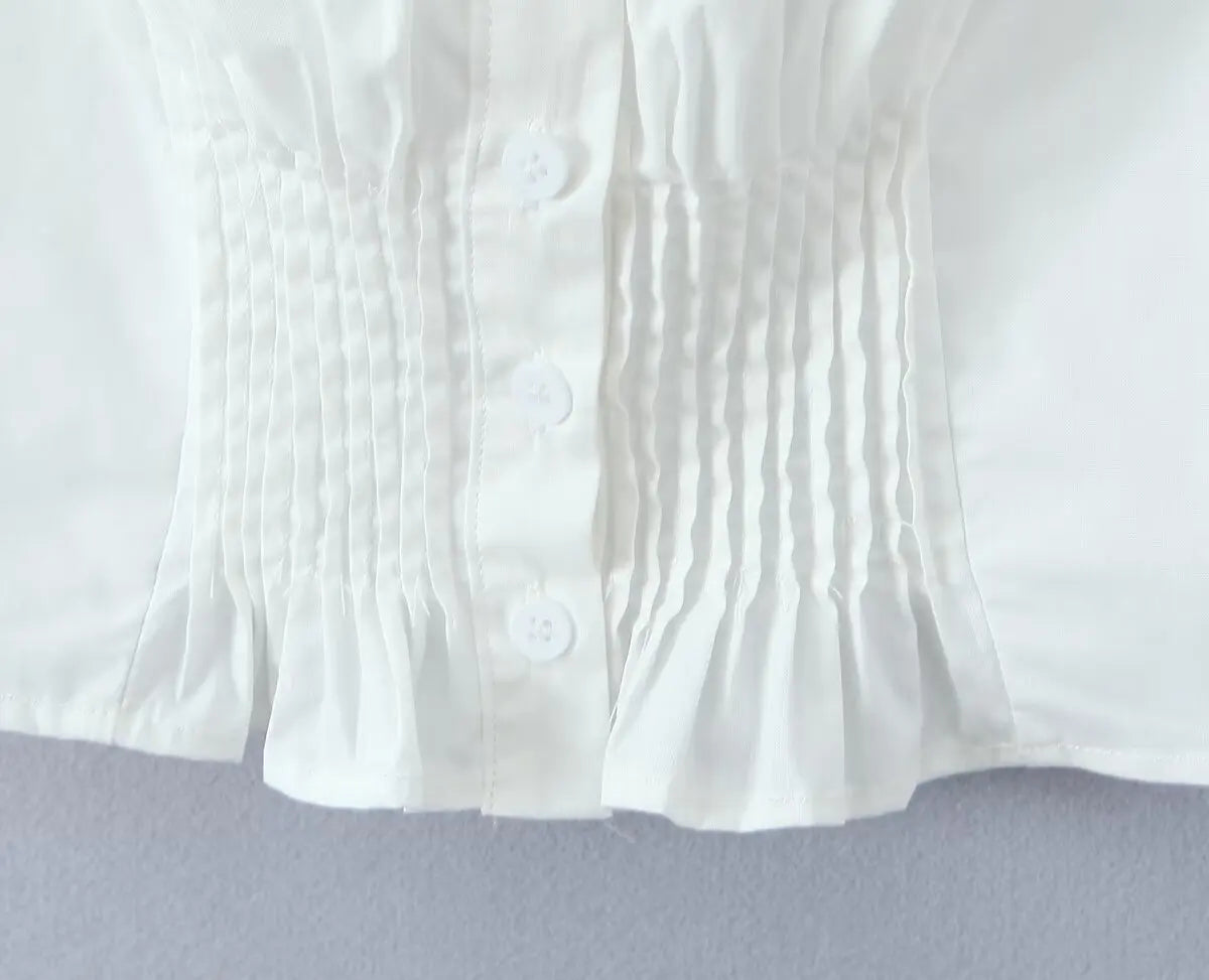 DAISY RUFFLE CROP TANK
