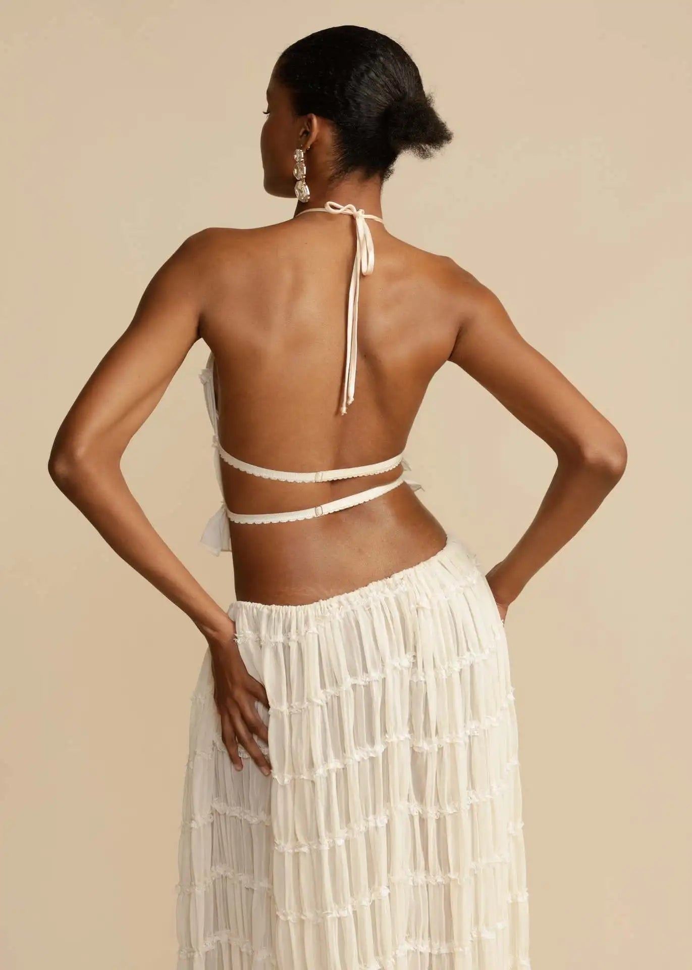 ARIA HALTER TOP & MAXI SKIRT SET