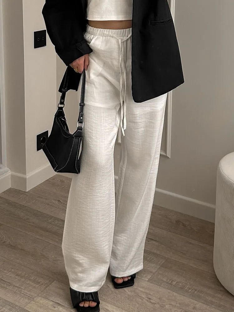 NICOLE LINEN PANTS