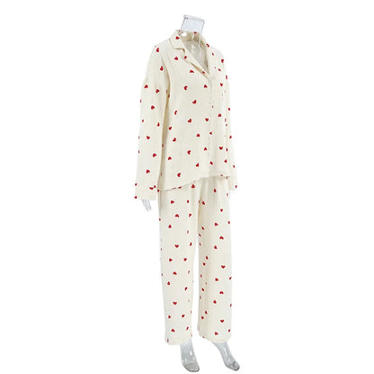 MUSLIN PAJAMA SET 2-PIECE