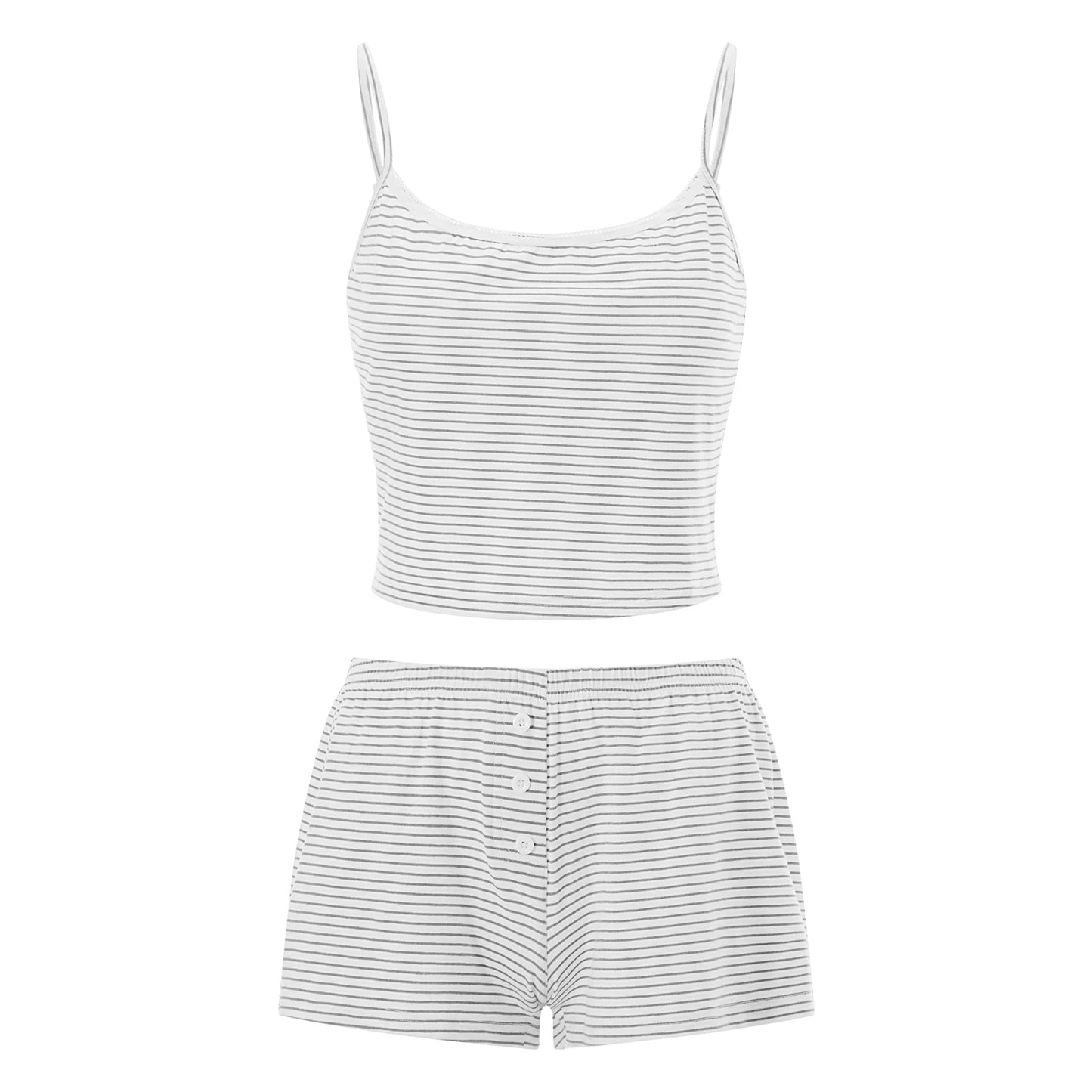 STRIPED TANK AND SHORT SET