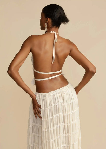 ARIA HALTER TOP & MAXI SKIRT SET