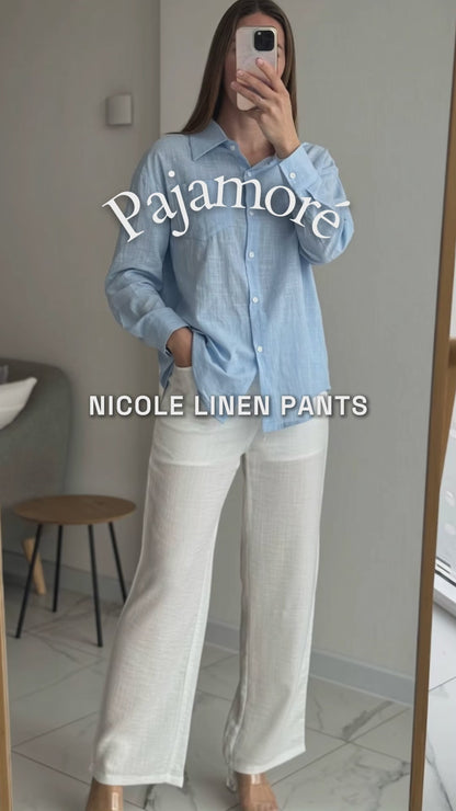 NICOLE LINEN PANTS